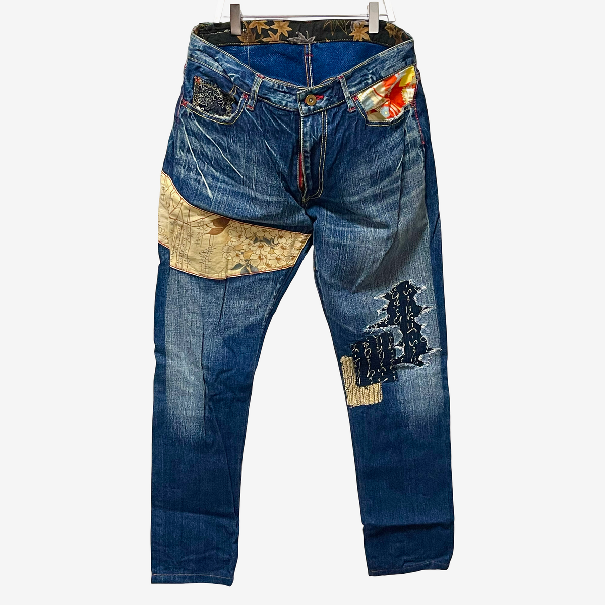 ETERNAL KURA 25405 wagara patchwork jeans