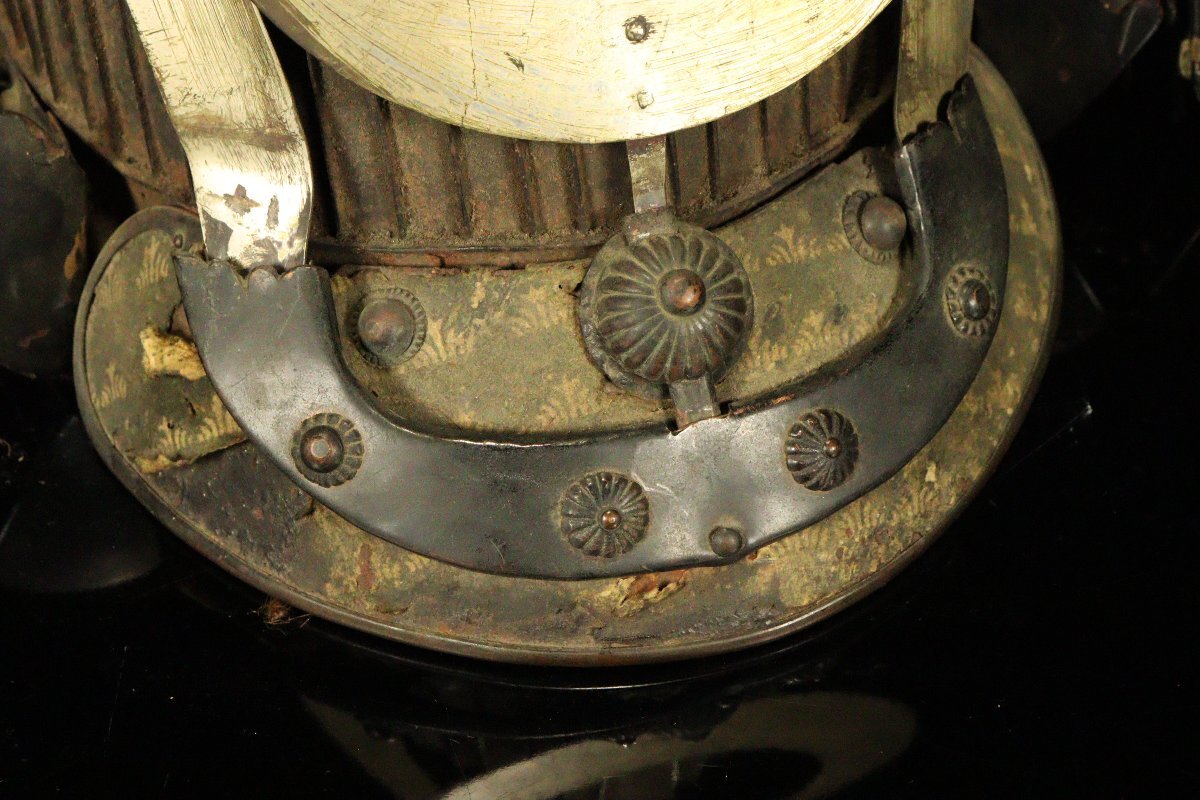 Edo-Period 62-Ken Suji Kabuto — Saotome-Style Samurai Helmet with Oversized Kuwagata Maedate (Sabi-Ji)