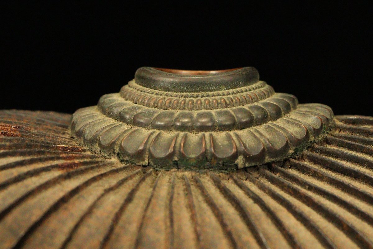Edo-Period 62-Ken Suji Kabuto — Saotome-Style Samurai Helmet with Oversized Kuwagata Maedate (Sabi-Ji)