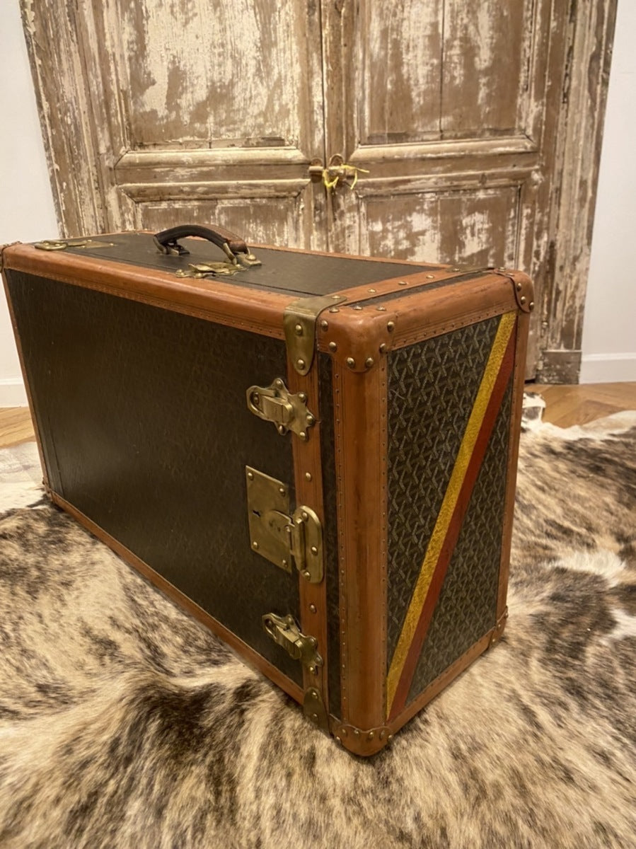 Goyard antique closet trunk pair Nos. 16 and 17, view 4 of 20
