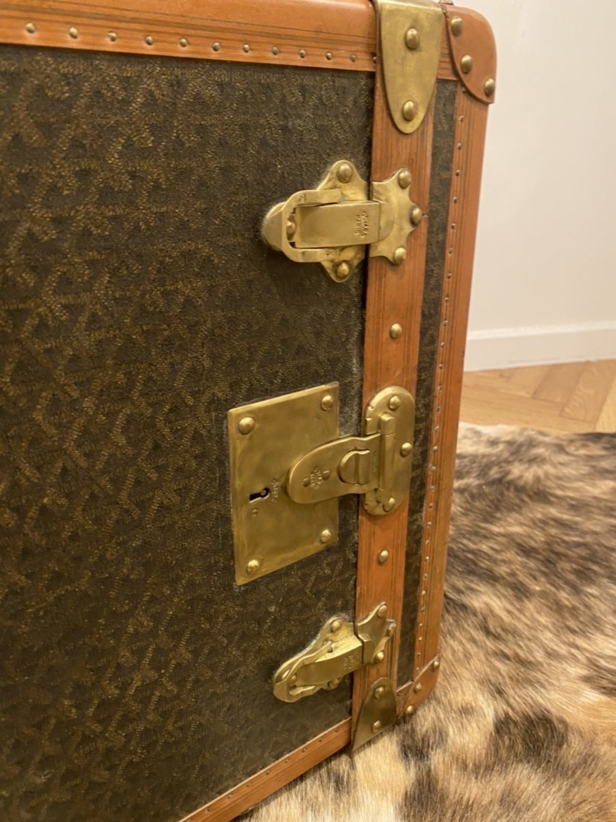 Goyard antique closet trunk pair Nos. 16 and 17, view 7 of 20