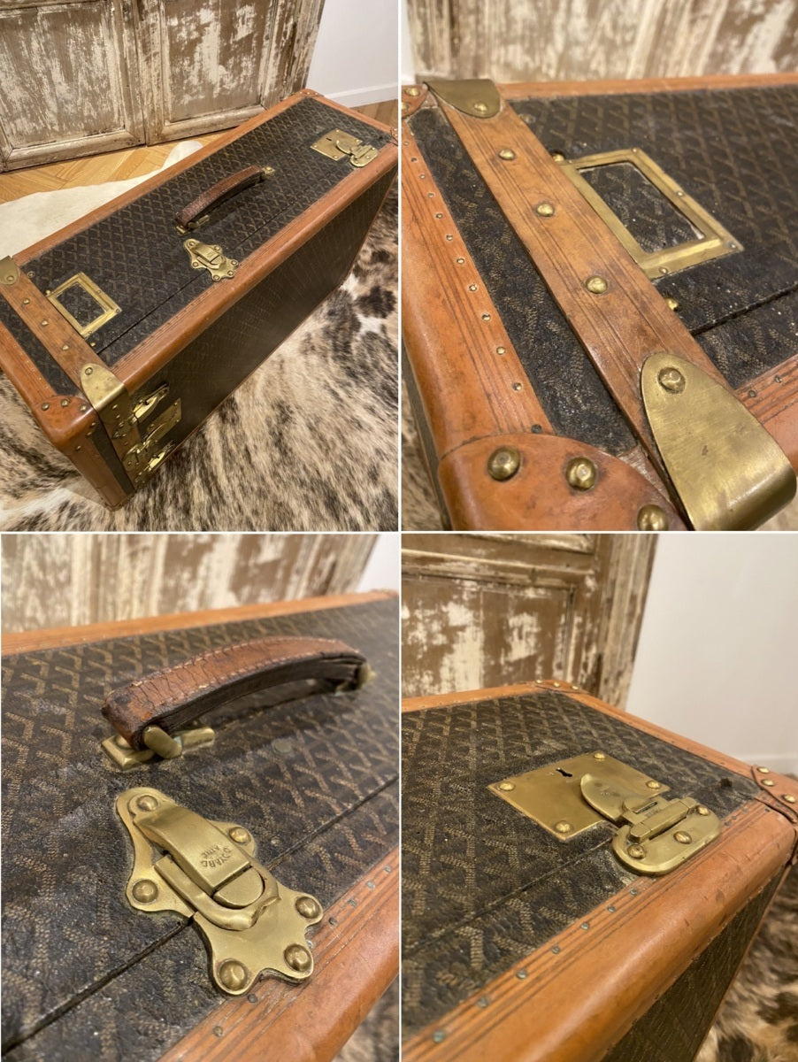 Goyard antique closet trunk pair Nos. 16 and 17, view 19 of 20