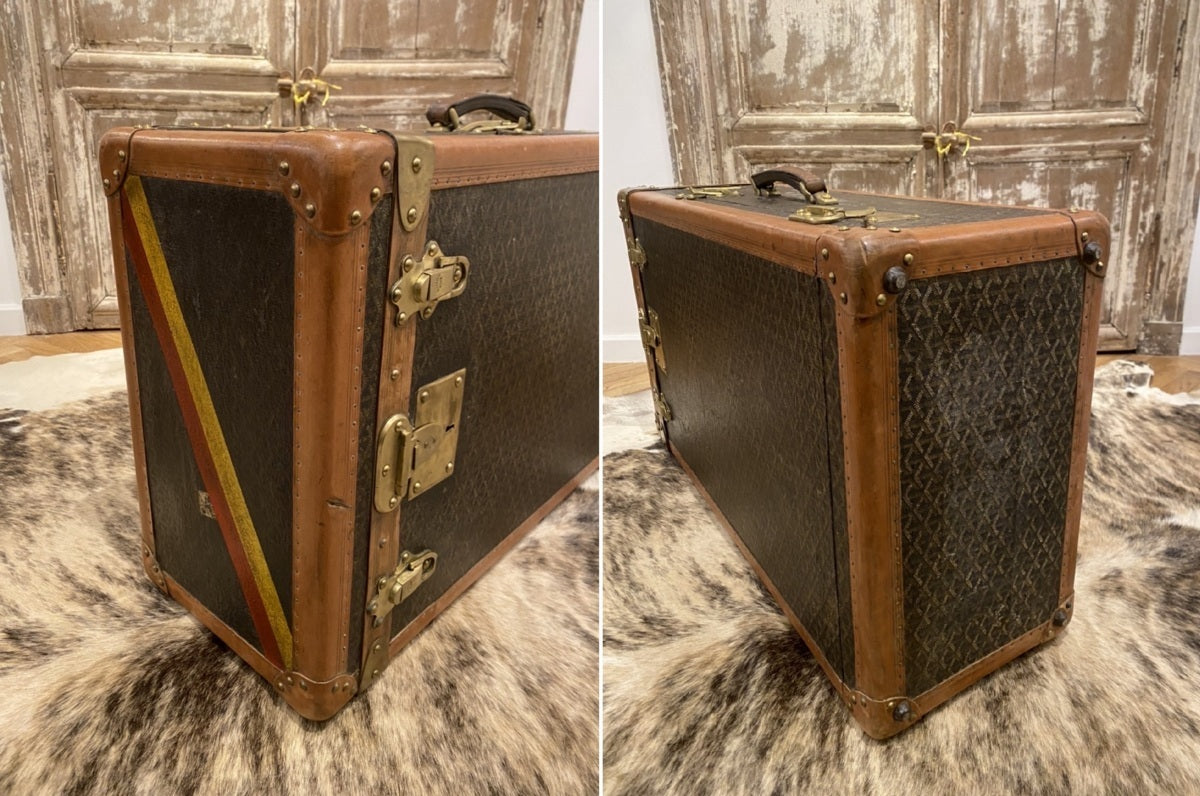 Goyard antique closet trunk pair Nos. 16 and 17, view 20 of 20