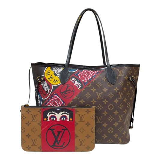 Louis Vuitton × Kansai Yamamoto Neverfull MM Kabuki and Daruma Tote, view 1
