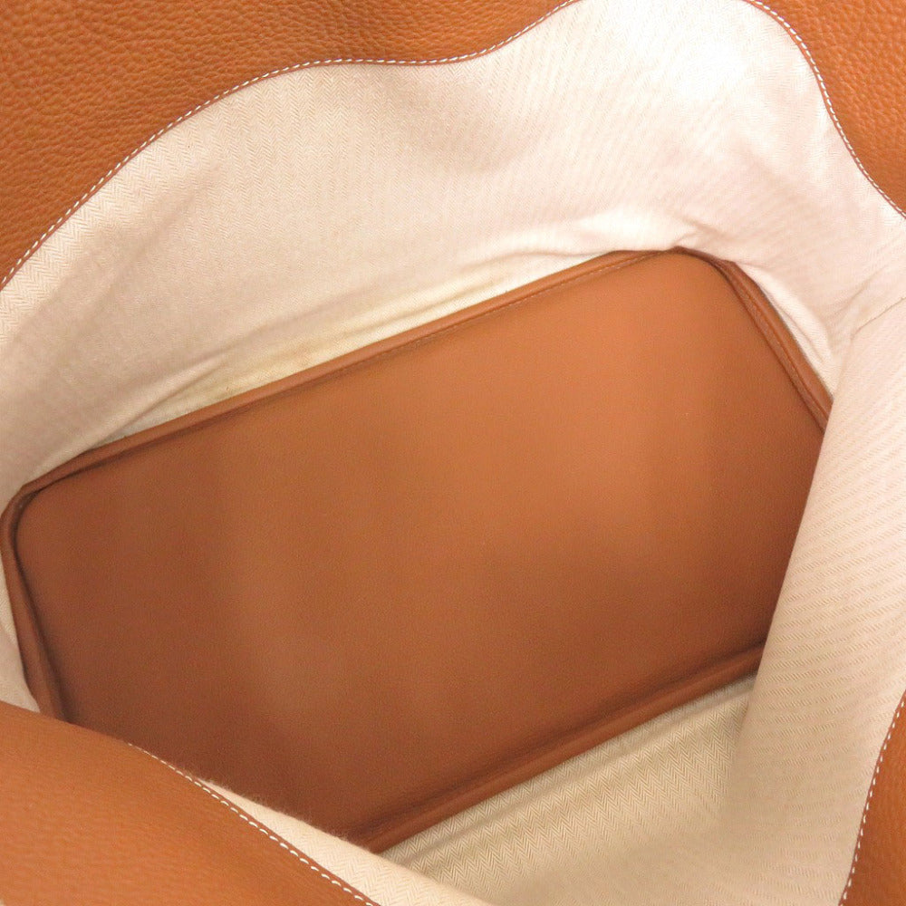 Hermès Bolide 45 in Brown Togo with Gold and Silver Hardware, view 6