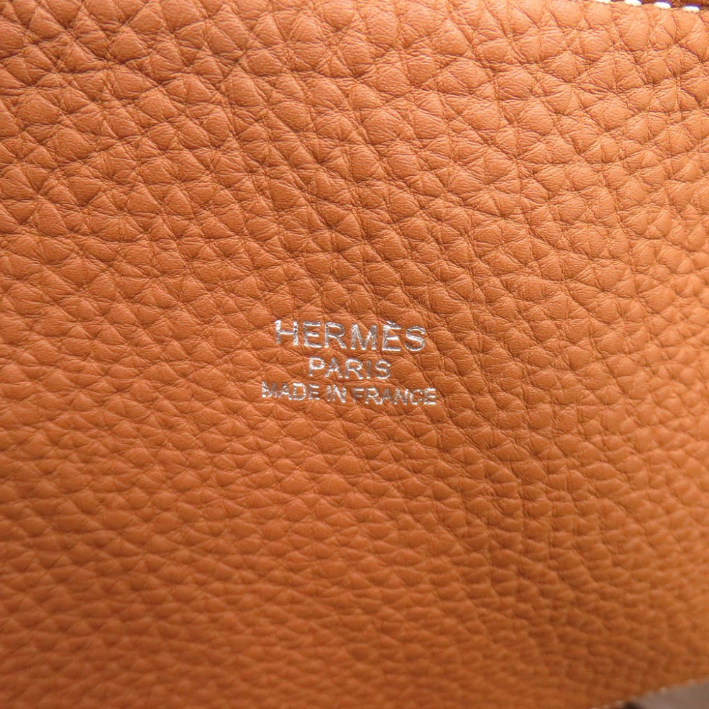 Hermès Bolide 45 in Brown Togo with Gold and Silver Hardware, view 7