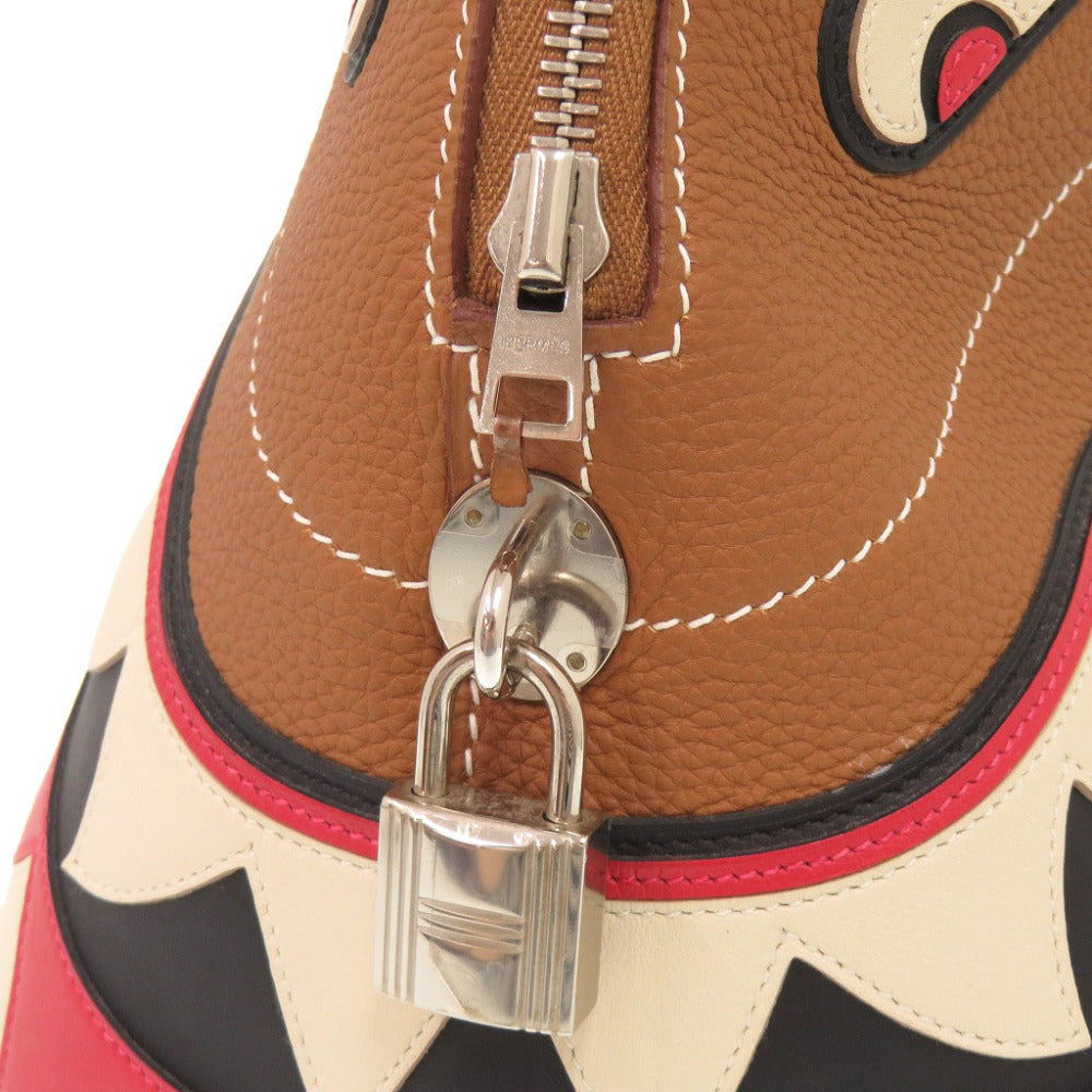 Hermès Bolide 45 in Brown Togo with Gold and Silver Hardware, view 8