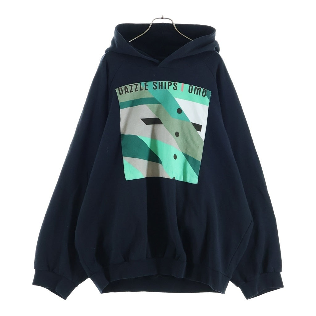 Raf Simons 2003 Autumn-Winter Closer Period Peter Saville Dazzle Ships Oversized Hoodie, view 1