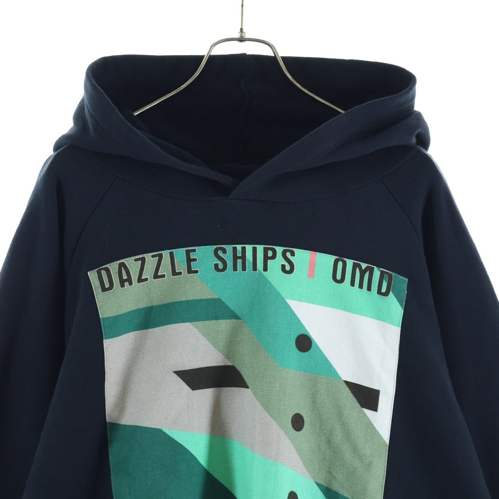 Raf Simons 2003 Autumn-Winter Closer Period Peter Saville Dazzle Ships Oversized Hoodie, view 3
