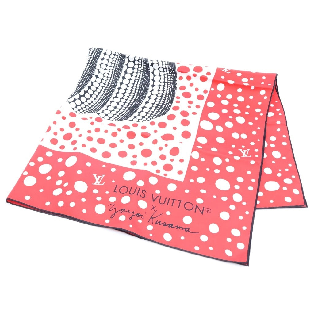 Louis Vuitton × Yayoi Kusama Carré 90 Infinity Dots Silk Scarf M78285, view 1