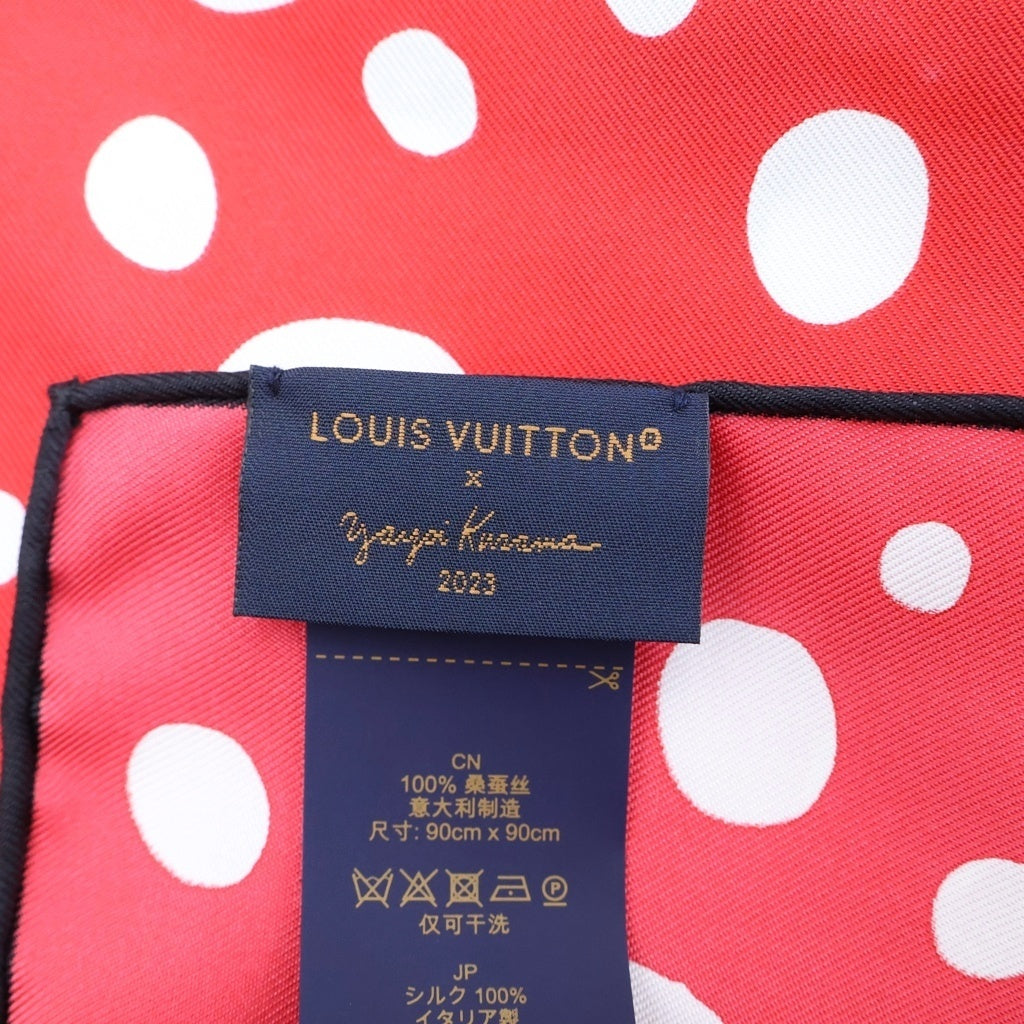 Louis Vuitton × Yayoi Kusama Carré 90 Infinity Dots Silk Scarf M78285, view 5