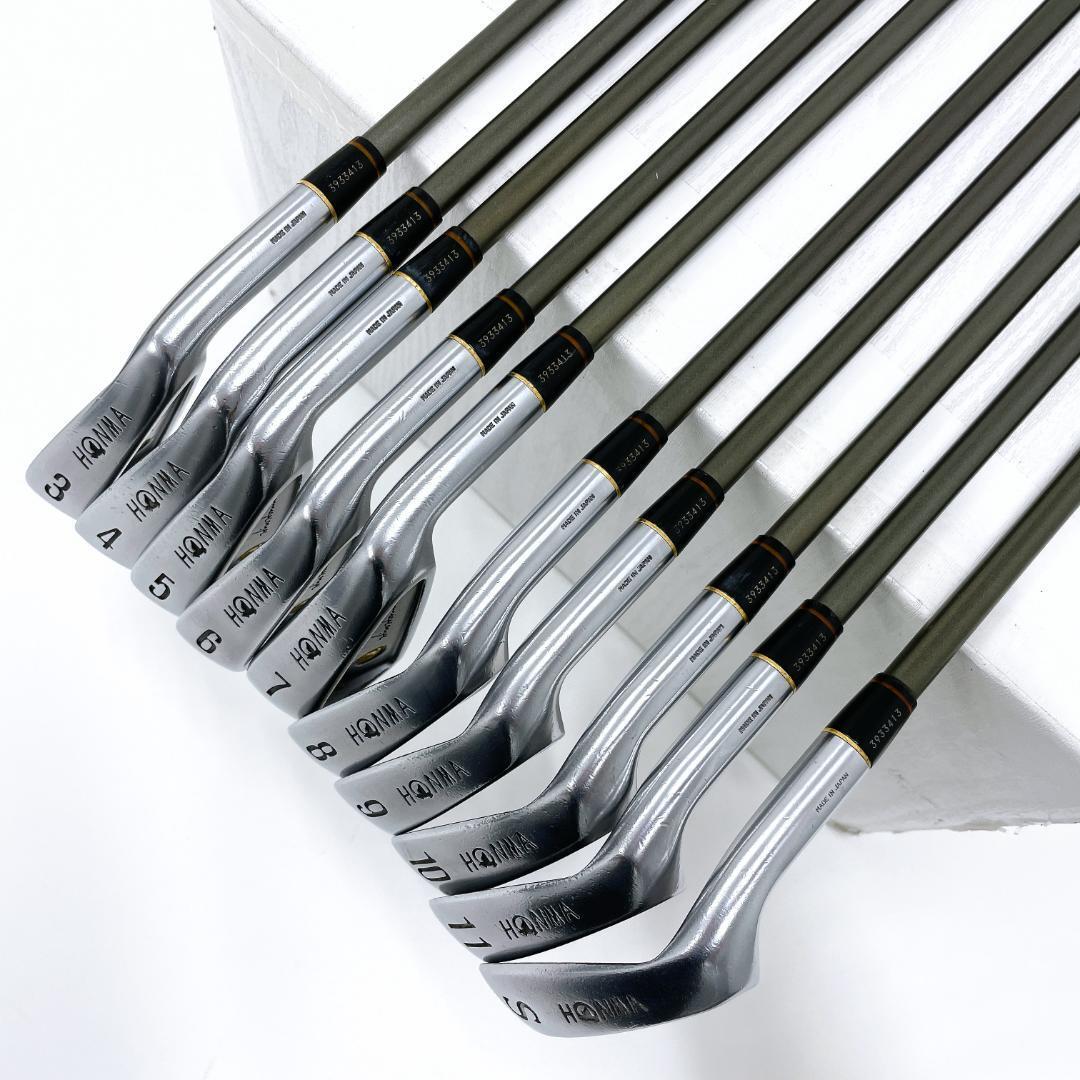 HONMA LB-606 H&F 24K Gold Iron Set, view 7