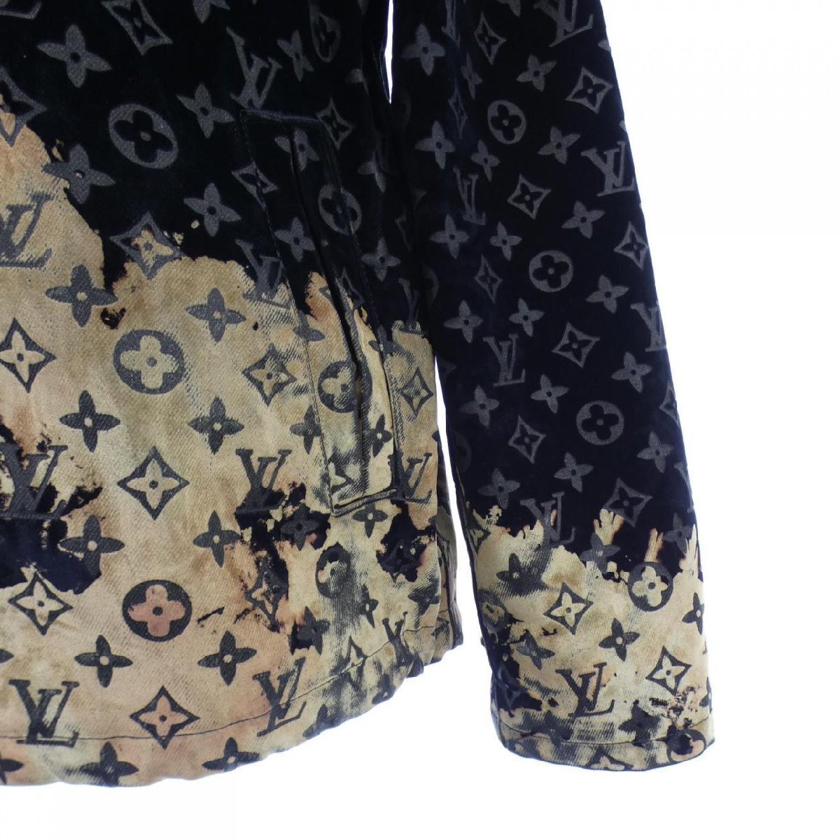 Louis Vuitton Bleached Monogram Jacquard Jacket HQA02WFRV, view 6