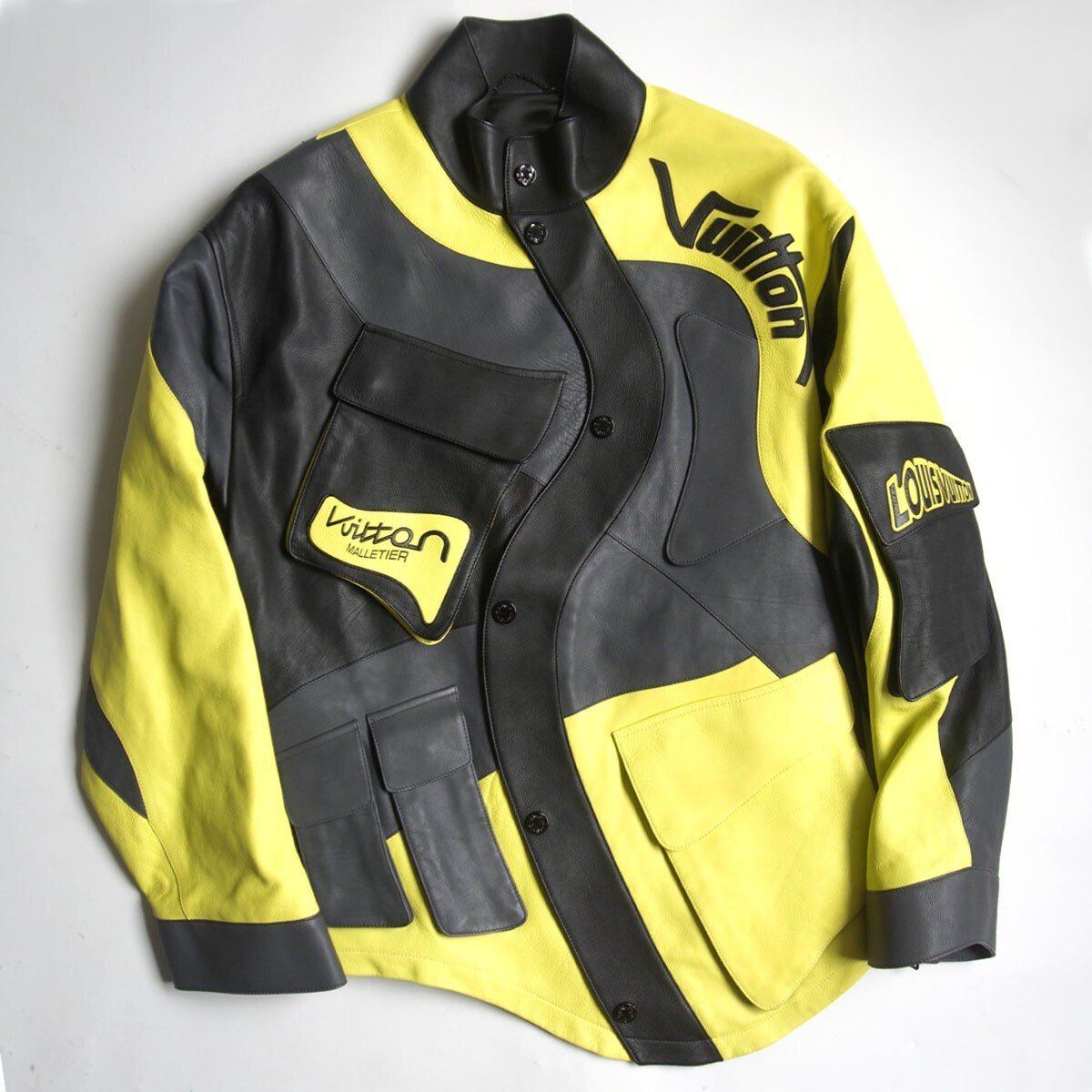 Louis Vuitton Leather Motorcycle Jacket, view 1