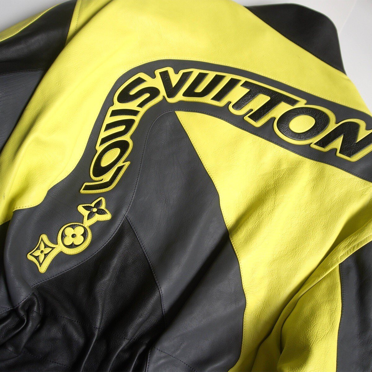 Louis Vuitton Leather Motorcycle Jacket, view 4