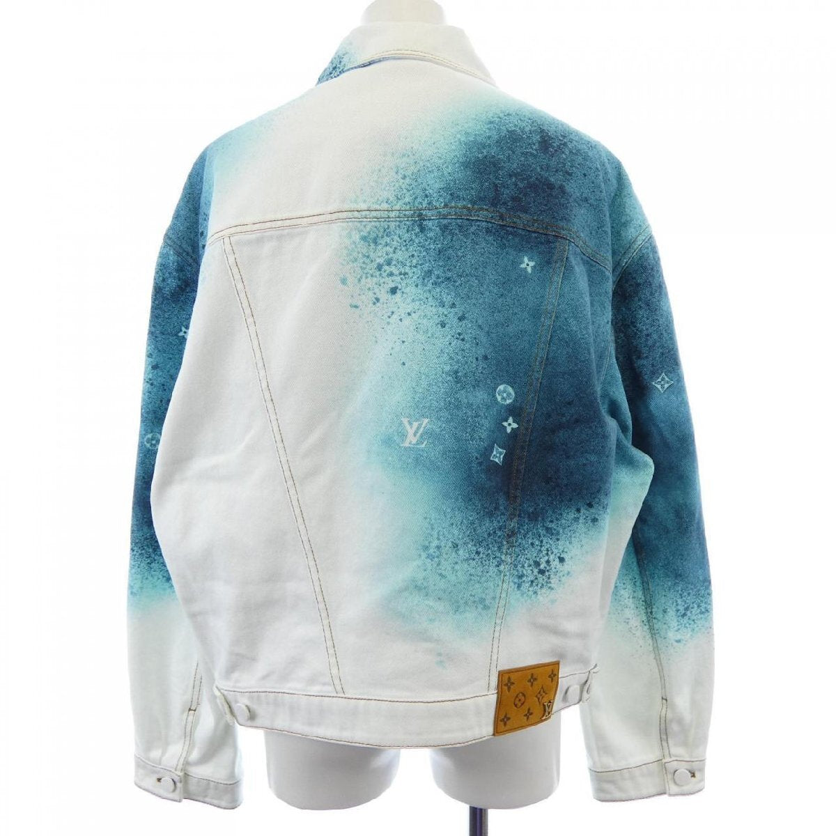 Louis Vuitton Spray Denim Jacket HOA10WU14, view 2