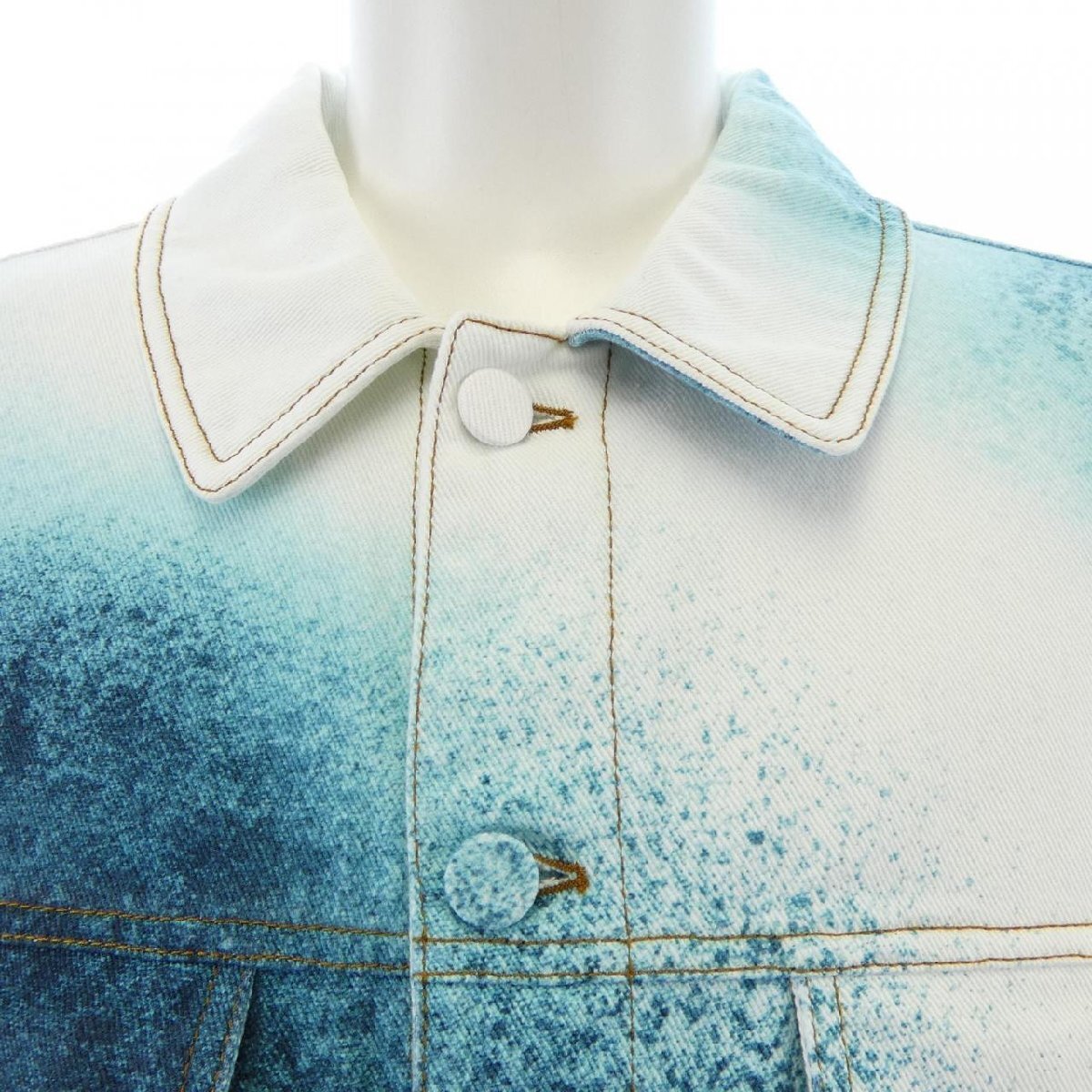 Louis Vuitton Spray Denim Jacket HOA10WU14, view 6
