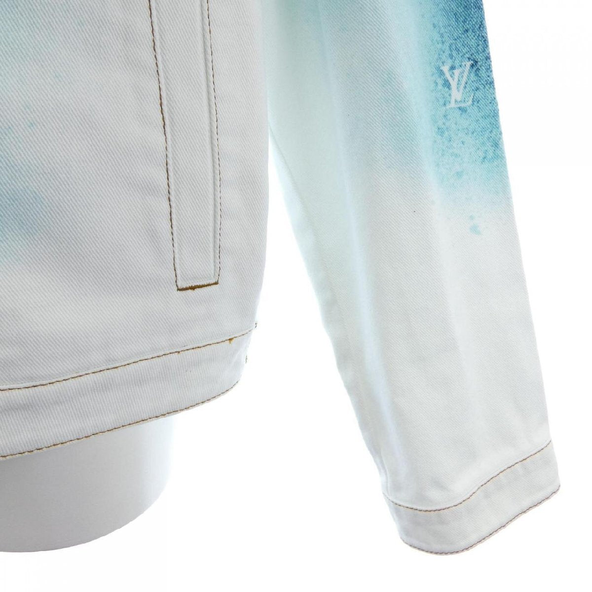 Louis Vuitton Spray Denim Jacket HOA10WU14, view 7