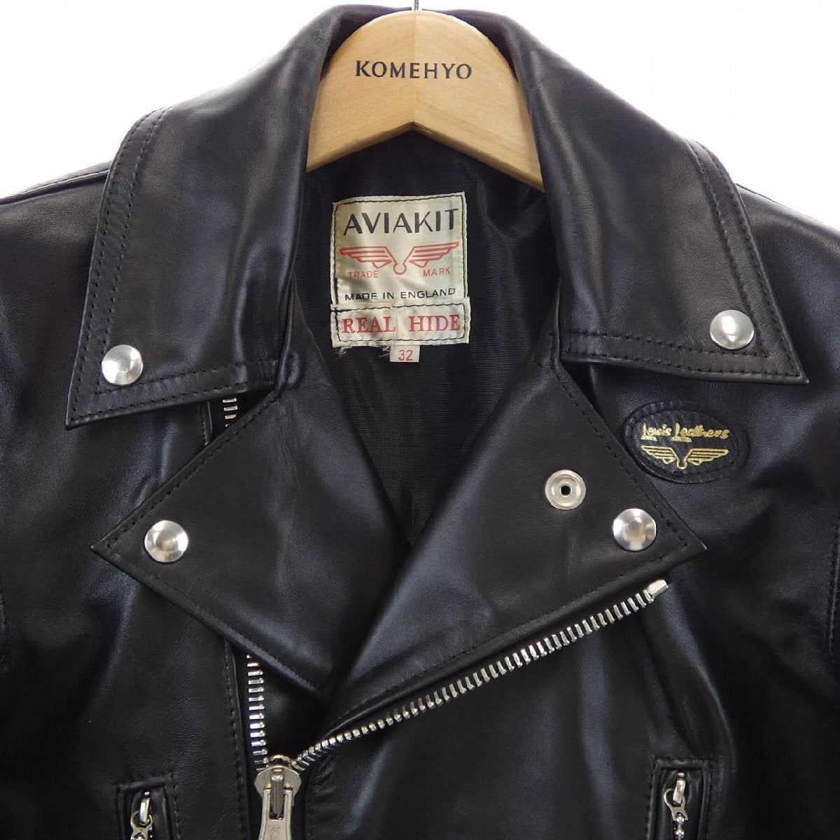 Lewis Leathers Lightning Black Horsehide Cycle Jacket, view 5