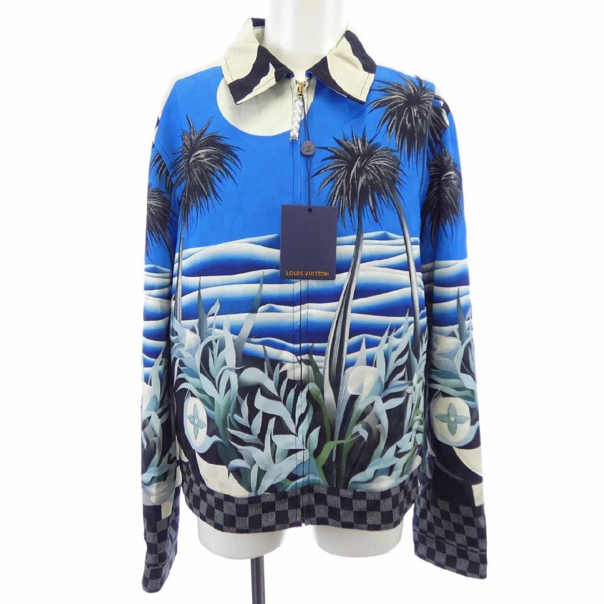 Louis Vuitton Palm Print Blouson HRB11WKIY, view 1