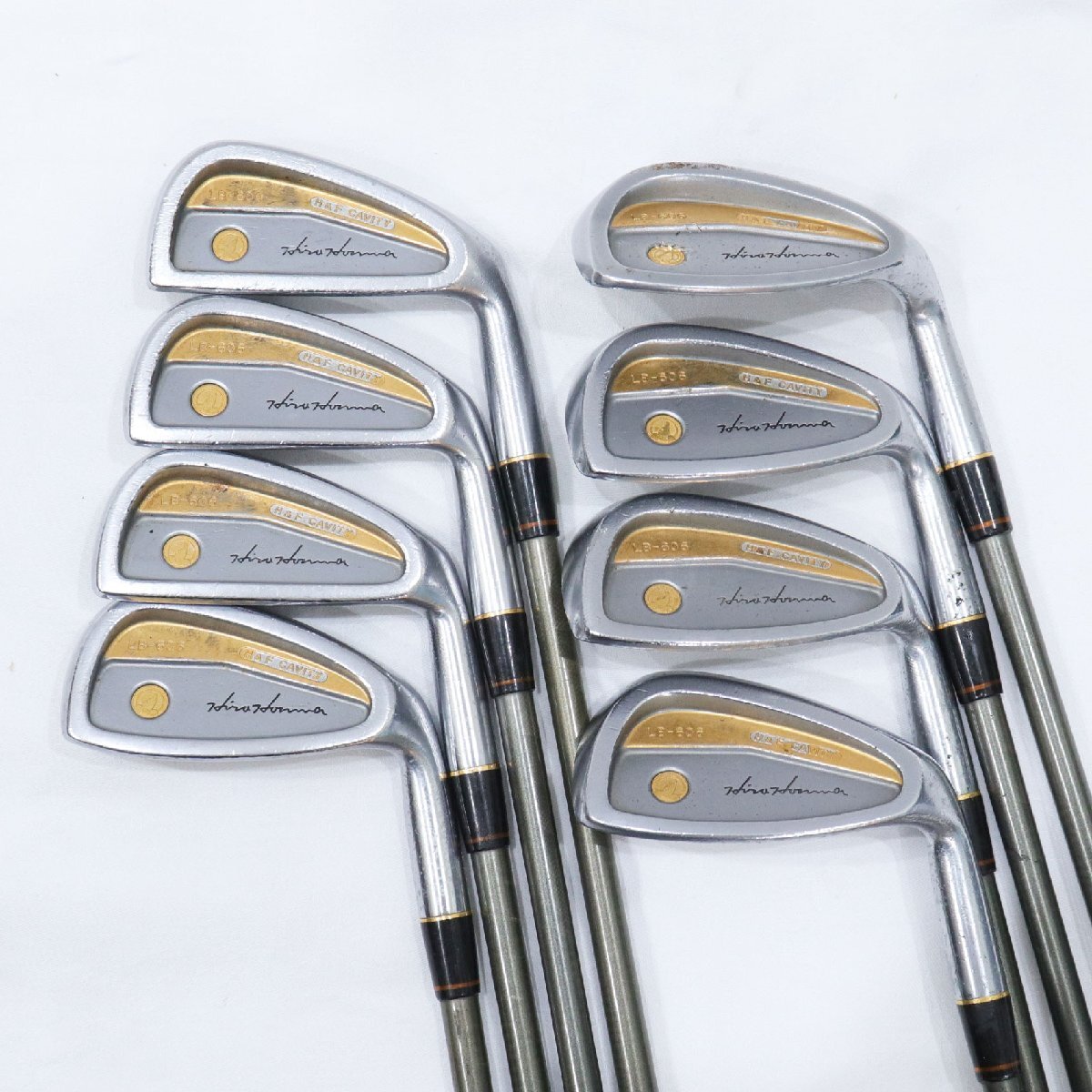 HONMA LB-606 H&F Gold Mole Iron Set, view 1