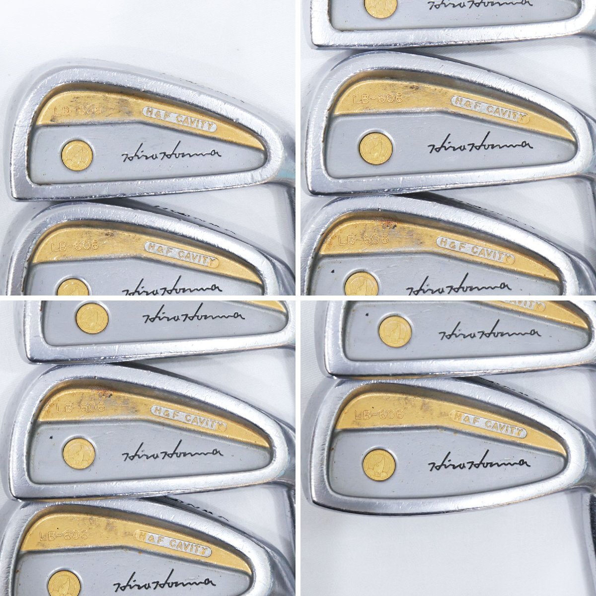 HONMA LB-606 H&F Gold Mole Iron Set, view 3