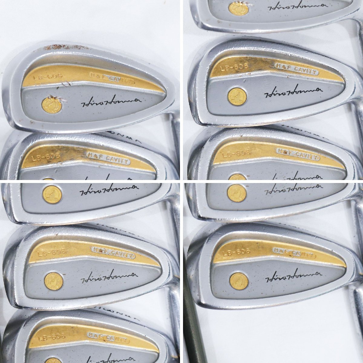 HONMA LB-606 H&F Gold Mole Iron Set, view 4