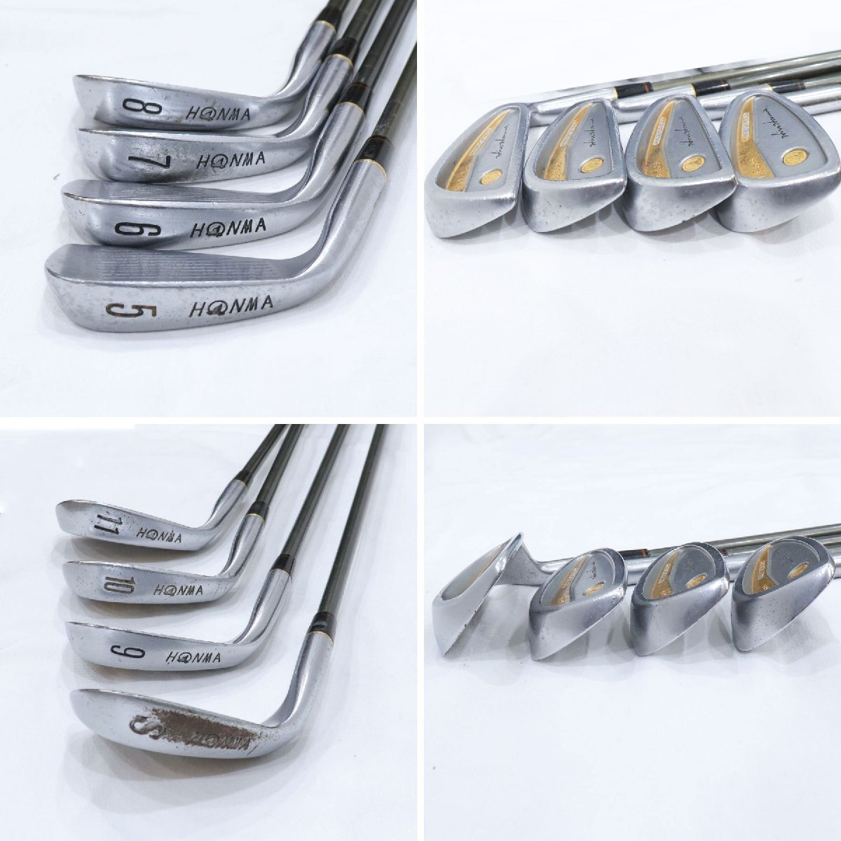 HONMA LB-606 H&F Gold Mole Iron Set, view 6