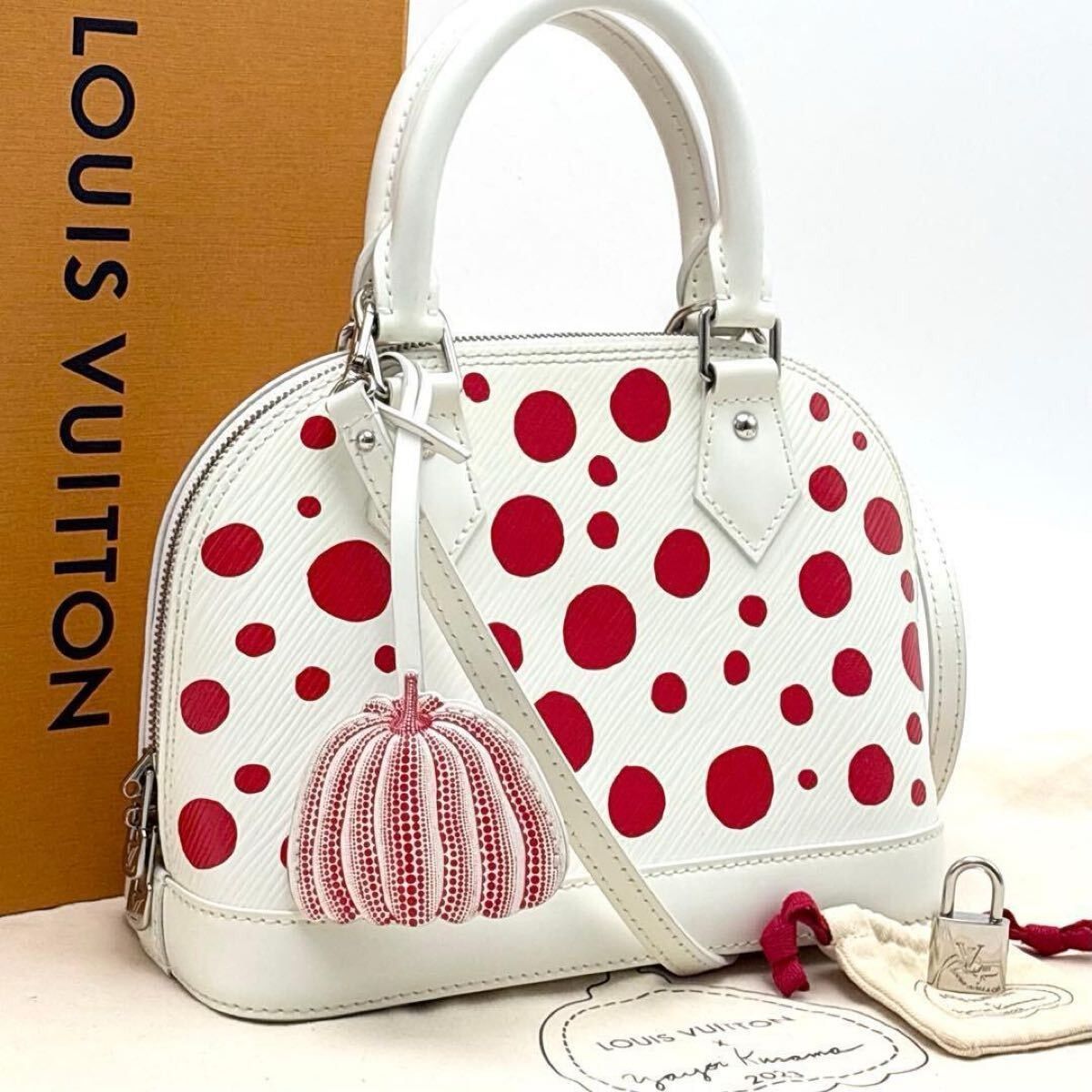 Louis Vuitton × Yayoi Kusama Epi Alma BB M21712, view 1