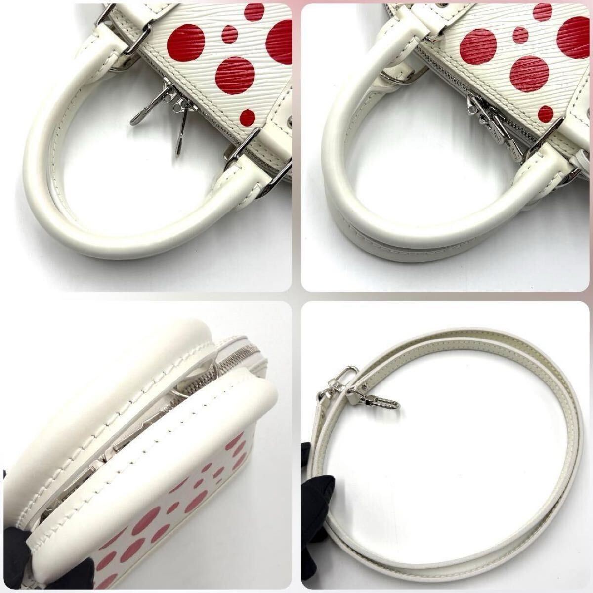 Louis Vuitton × Yayoi Kusama Epi Alma BB M21712, view 7