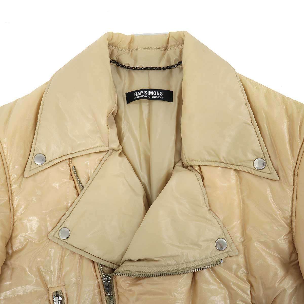 Raf Simons 2003 Autumn-Winter Padded Double Rider Jacket, view 4