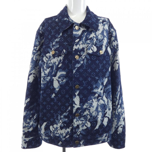 Louis Vuitton Monogram Printed Denim Jacket HQA01WFSG, view 1