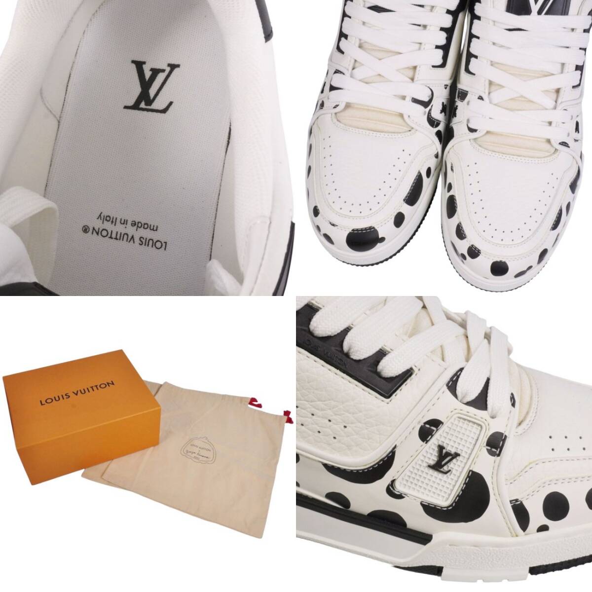 Louis Vuitton × Yayoi Kusama LV Trainer Line Sneakers, view 9
