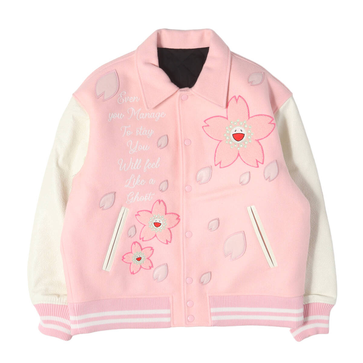 SAINT MICHAEL × mononoke・made Sakura Varsity Jacket MT-MK8-0000-024, view 1