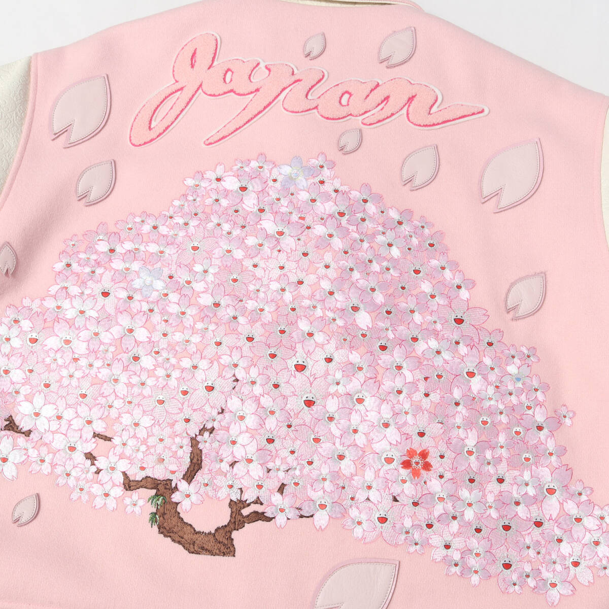 SAINT MICHAEL × mononoke・made Sakura Varsity Jacket MT-MK8-0000-024, view 8