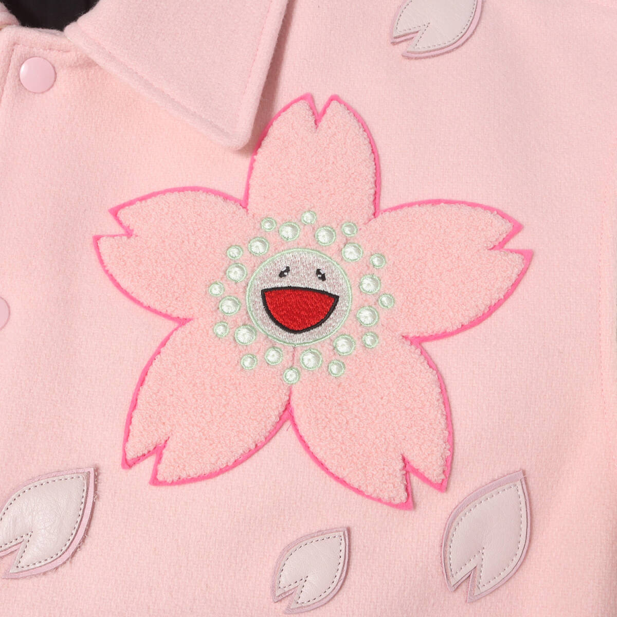 SAINT MICHAEL × mononoke・made Sakura Varsity Jacket MT-MK8-0000-024, view 9