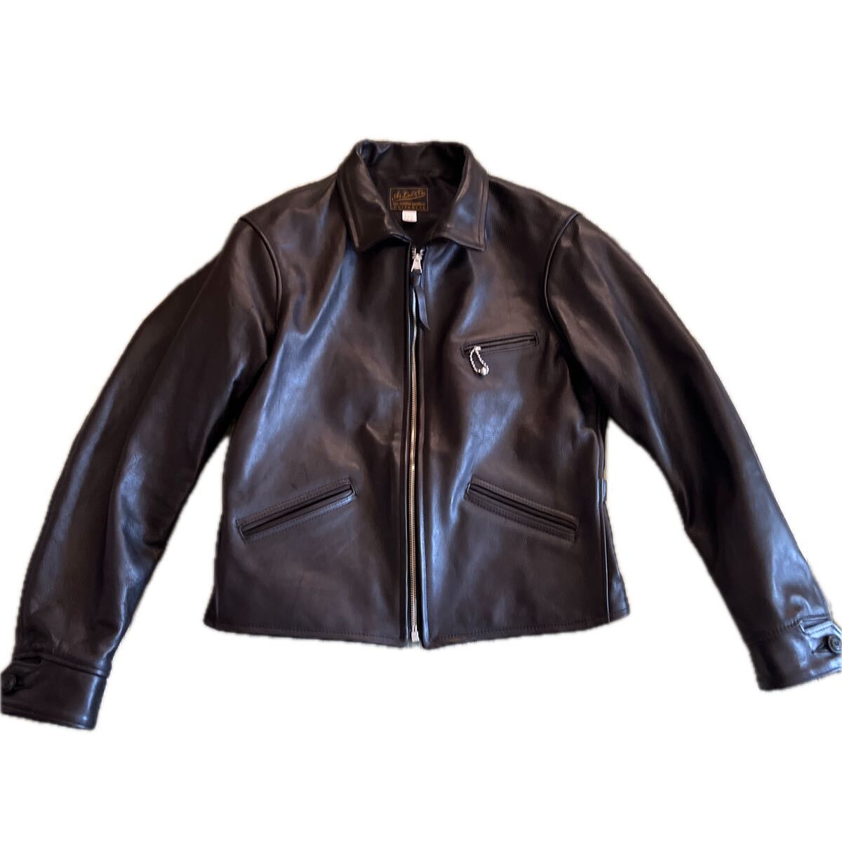 At Last & Co. Horsehide Single Rider Jacket, view 1