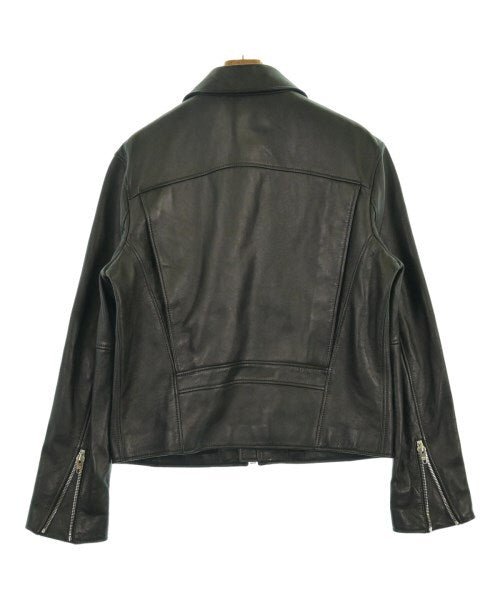Celine Black Leather Zip Rider Jacket with Zipped Pockets and Cuffs, view 2