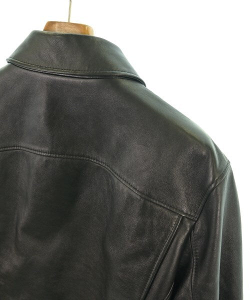 Celine Black Leather Zip Rider Jacket with Zipped Pockets and Cuffs, view 6