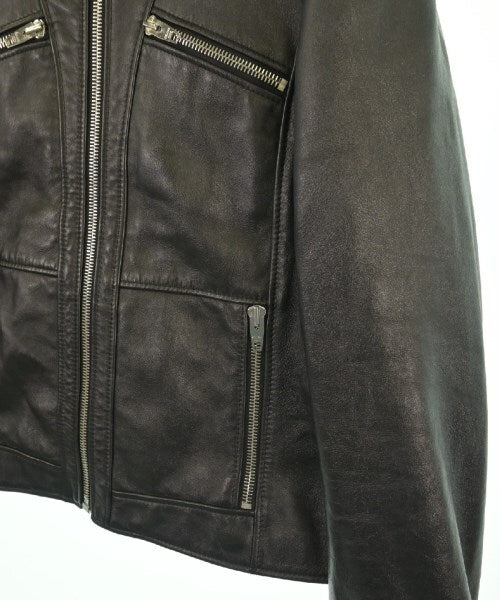 Celine Black Leather Zip Rider Jacket with Zipped Pockets and Cuffs, view 7