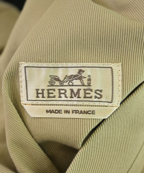 Hermès Yellow and Khaki Panelled Bomber Jacket with Zip Pockets, view 5