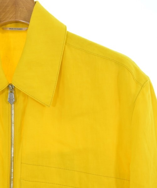 Hermès Yellow Zip Blouson with Chest Pockets, view 7