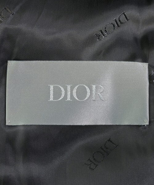 Dior Homme Pale Blue Calfskin Zip Blouson with Dior Paris Script Logo, view 3