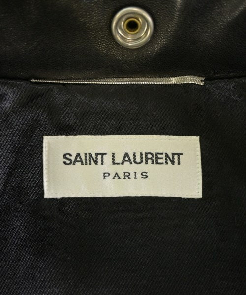Saint Laurent Paris Black Leather Biker Jacket, view 3