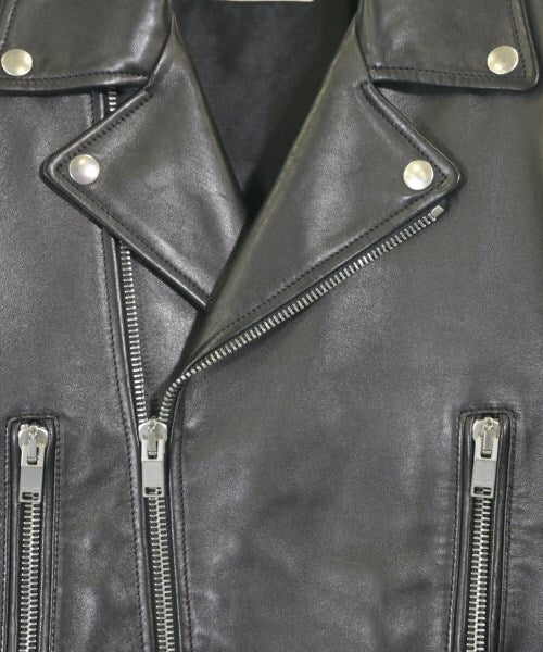Saint Laurent Paris Black Leather Biker Jacket, view 5