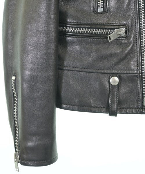 Saint Laurent Paris Black Leather Biker Jacket, view 6