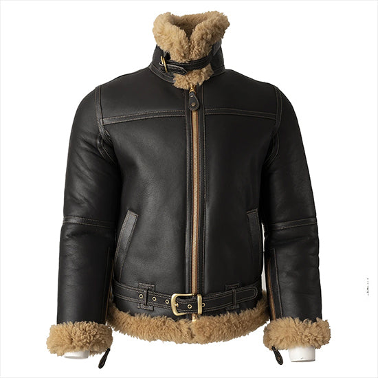 GOLDTOP England RAF Irvin Flying Jacket in British Sheepskin, view 3