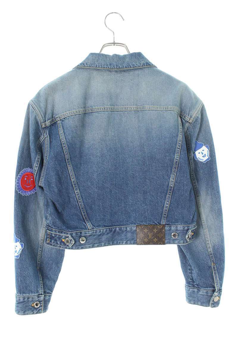 Louis Vuitton × Yayoi Kusama Multi-Patch Denim Jacket RW232J, view 2