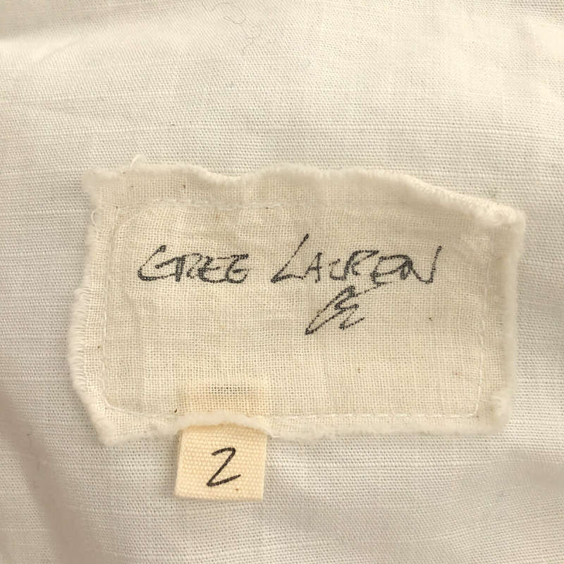 Greg Lauren Indigo Scrapwork Retro Puffy Jacket, view 6
