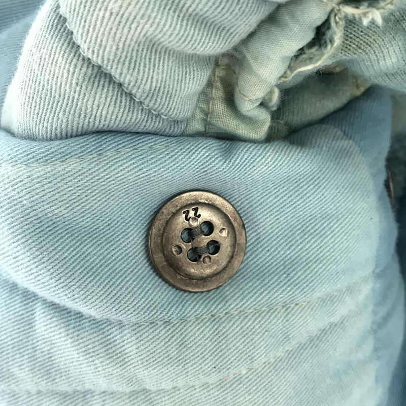 Greg Lauren Indigo Scrapwork Retro Puffy Jacket, view 9
